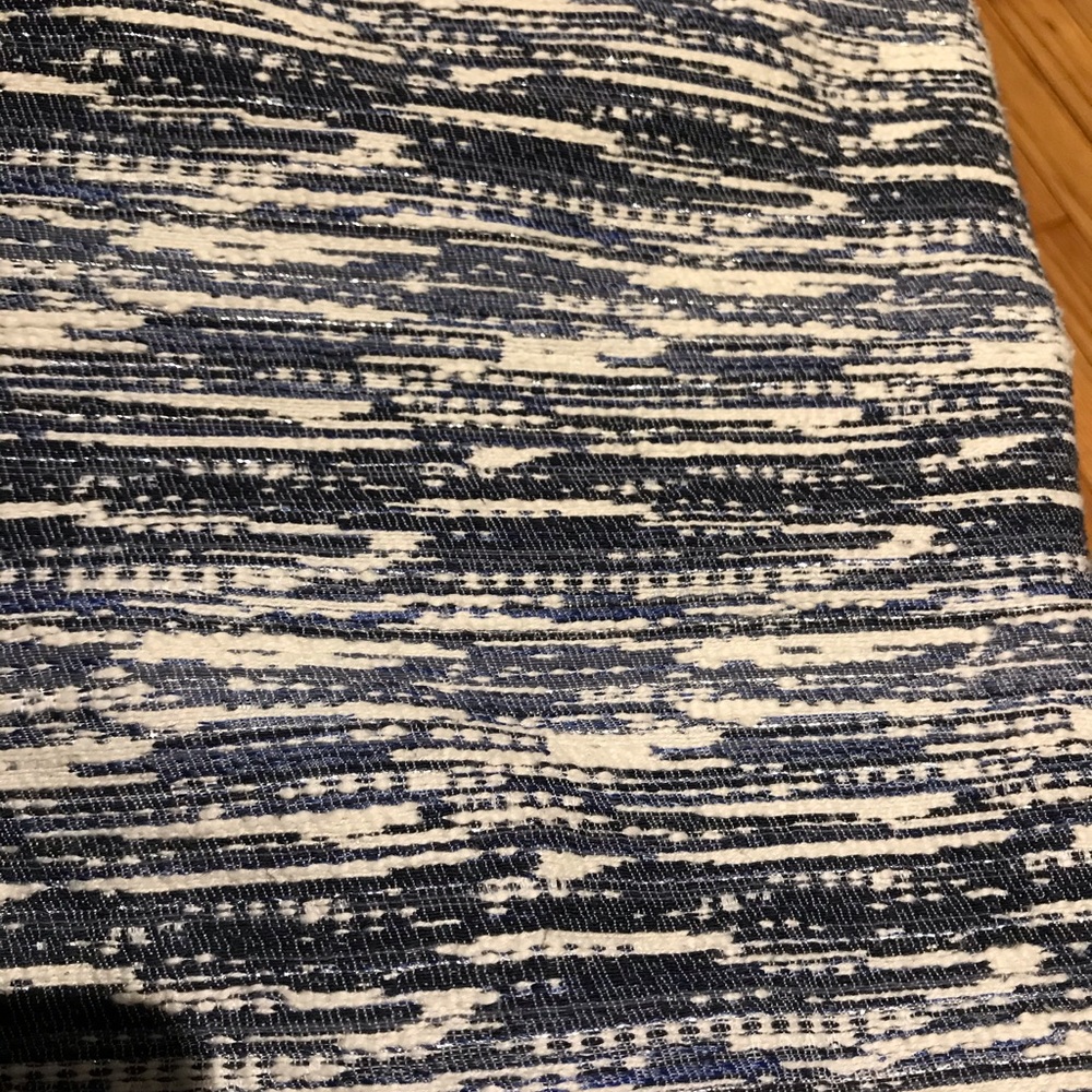 🎯NWOT Katherine Barclay Montreal Metallic tweed textured cotton multi shorts 10 - Picture 4 of 5